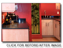 kitchen before/after